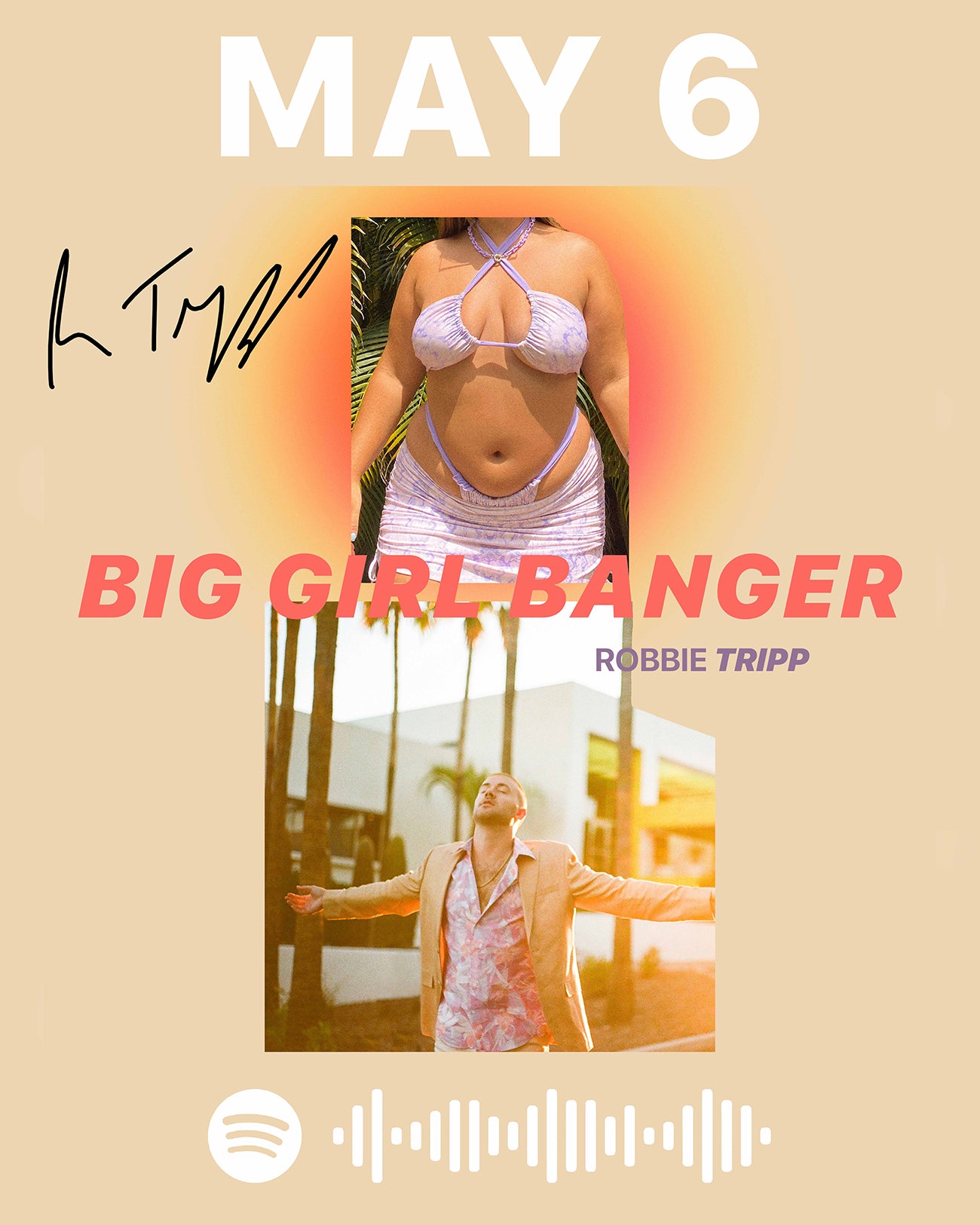 *1 OF 100* AUTHENTIC 'BIG GIRL BANGER' SIGNED VEGAS STREET TEAM POSTER